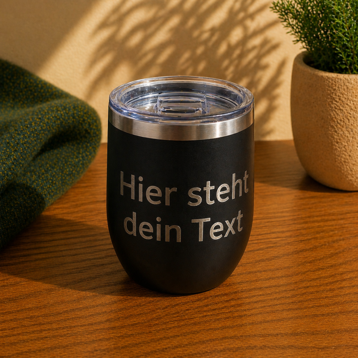 Thermobecher mit Kaffee-Gravur | Boxenshop Chemnitz