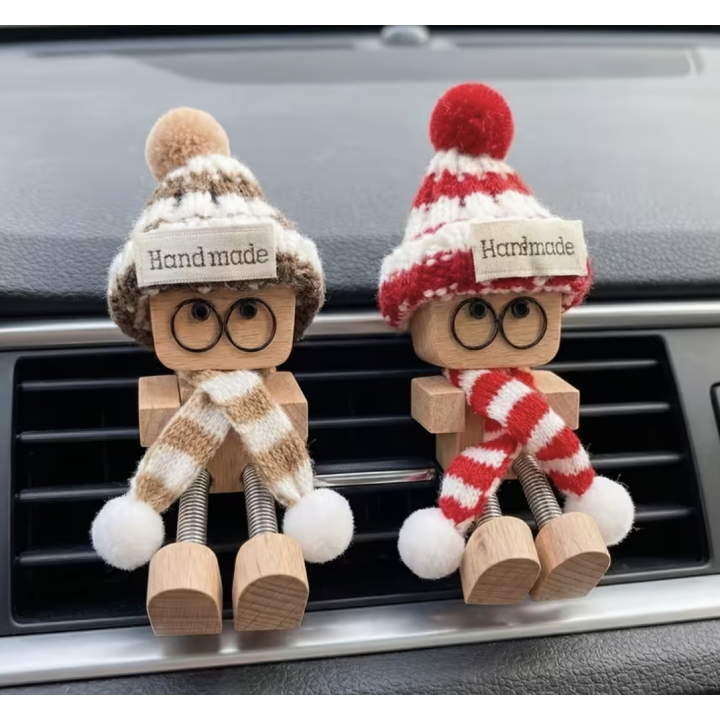 Holzfigur mit Wackelbeinen – Dekofigur mit Mütze & Schal | Boxenshop Chemnitz